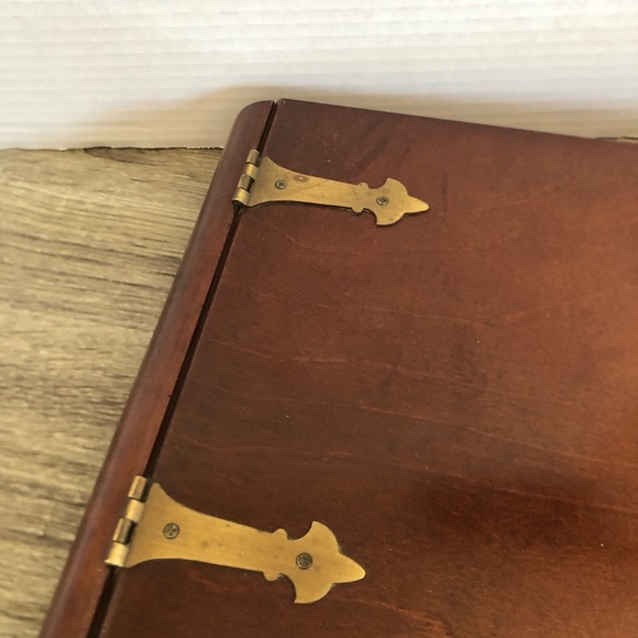 Vtg Bombay Company Solid Wood Box - Picture 5 of 15